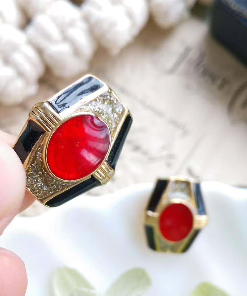 Vintage Jewelry 西洋古董飾品 ART DECO 都會摩登 針式耳環