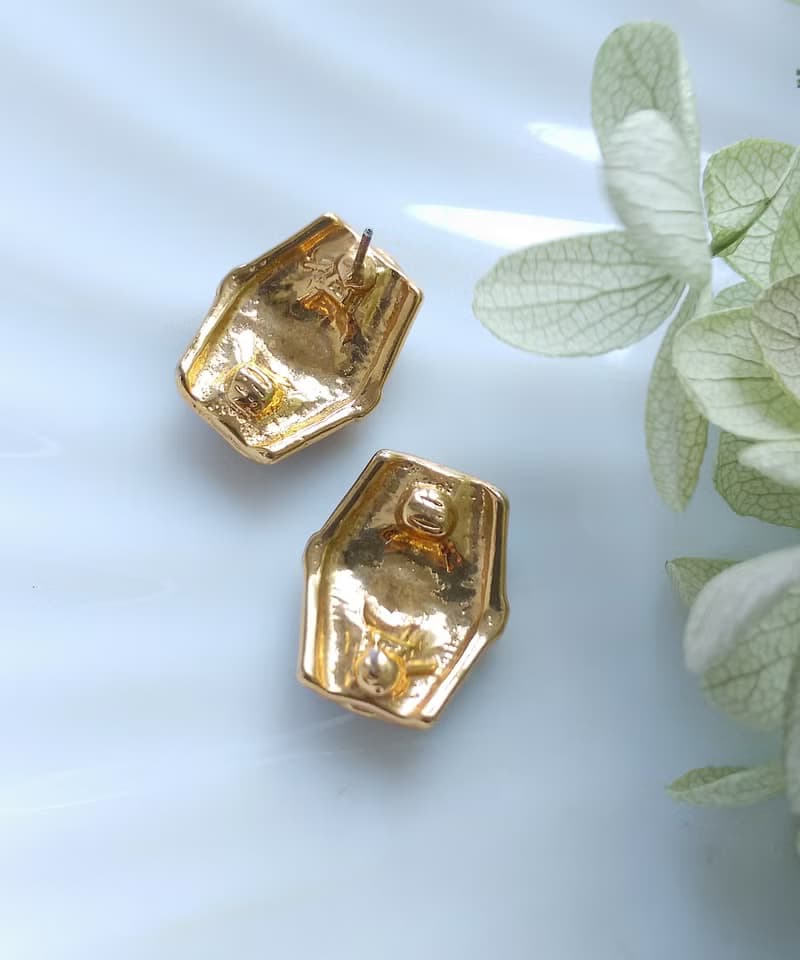 Vintage Jewelry 西洋古董飾品 ART DECO 都會摩登 針式耳環