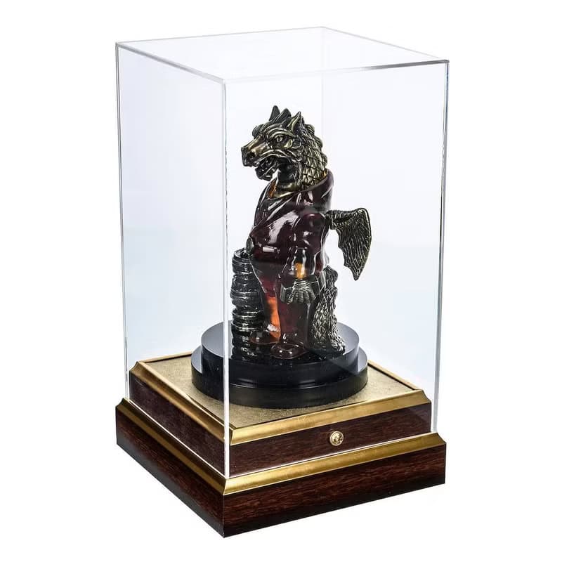 Sculpture of amber and bronze Bull|Amber Souvenir Gift|Amber Bull Figurine|