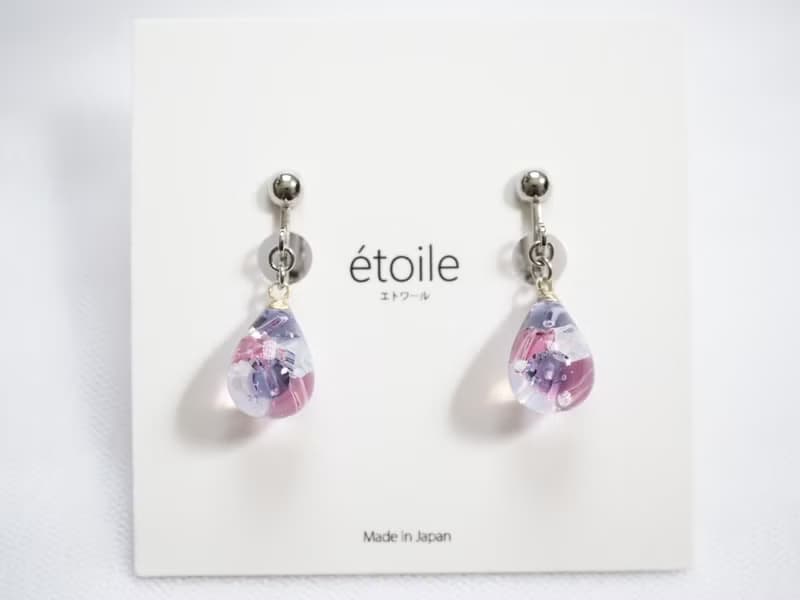 Swarovskiドロップショート　SDS-12　ピアス/イヤリング