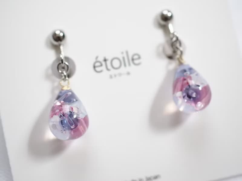 Swarovskiドロップショート　SDS-12　ピアス/イヤリング