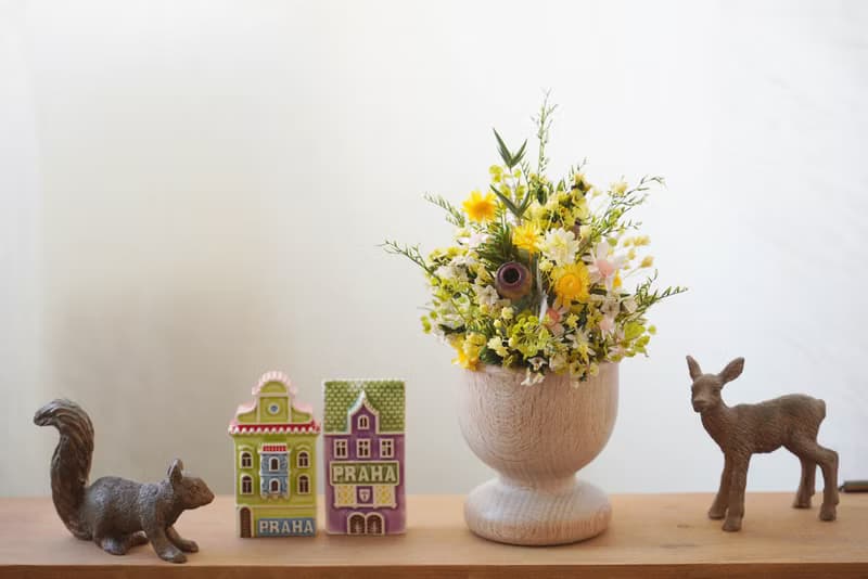 【歐洲市集限定】木製迷你花杯