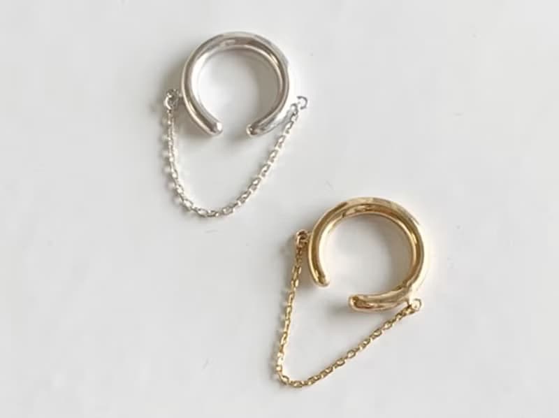 チェーン イヤーカフ / Chain ear cuff