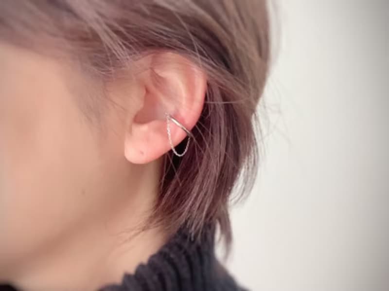 チェーン イヤーカフ / Chain ear cuff