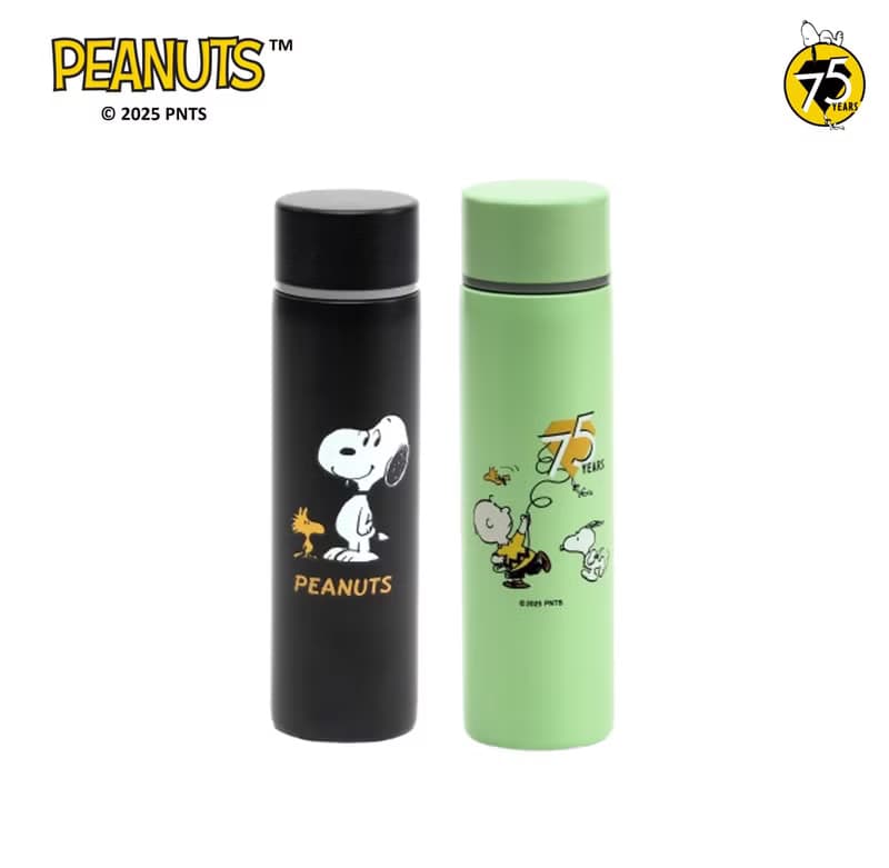 SNOOPY史諾比75週年便攜系列-150ml保溫瓶和餐具盒(4件裝)