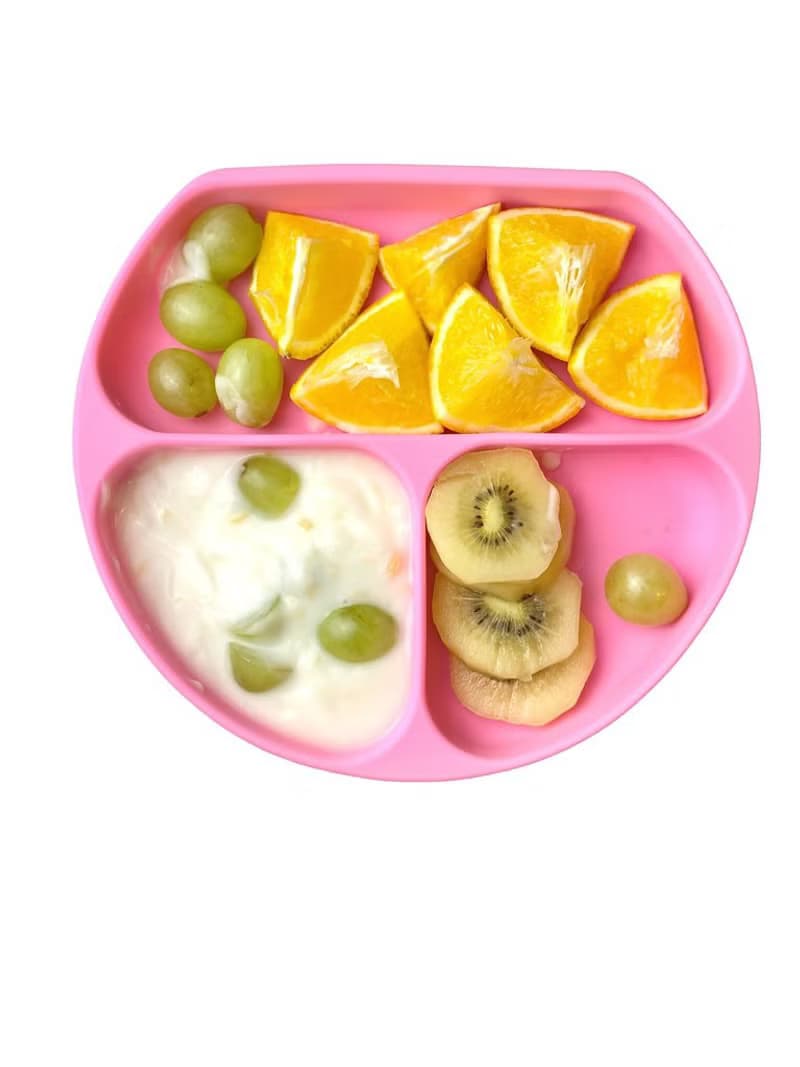 寶寶學習分隔餐盤組 -- (餐盤+餐具)