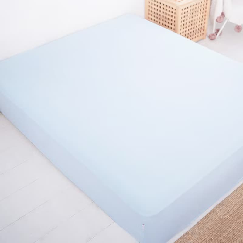 (單人)UMORFIL膠原蛋白狐狸剪花寢具組-點點藍∣三件組