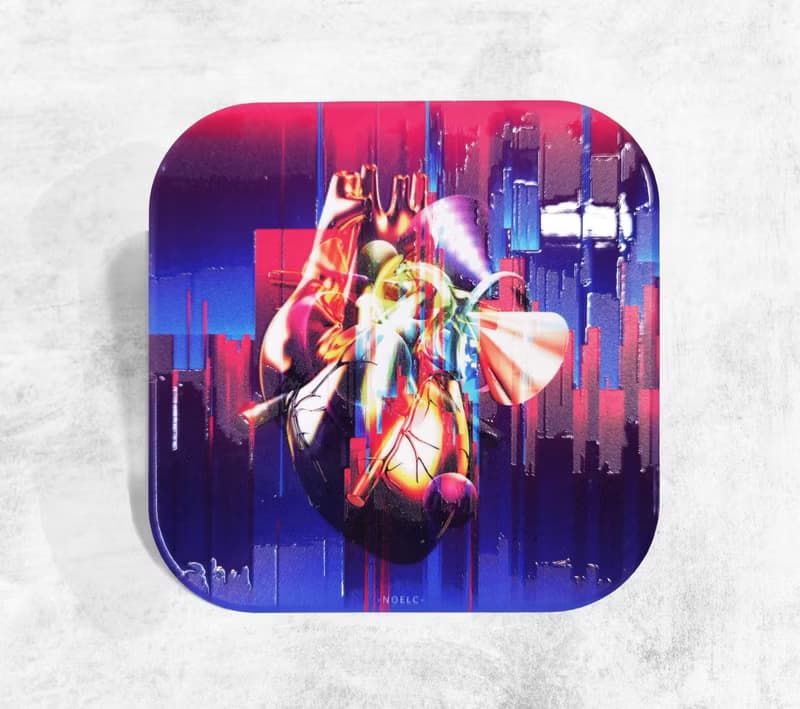 NOELC NFT同款-心之管弦 Heart of Life鶯歌陶瓷杯墊