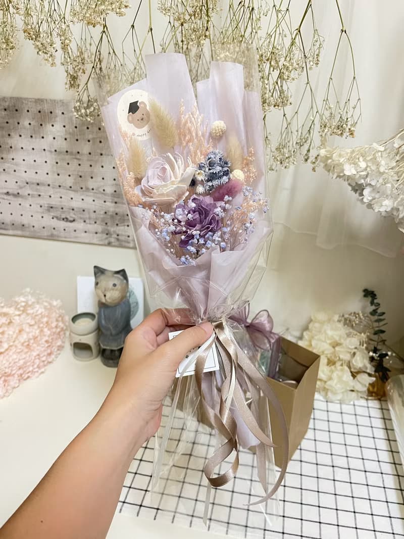 【畢業季】小款畢業花束/謝師花束/贈精緻小卡+花禮提袋