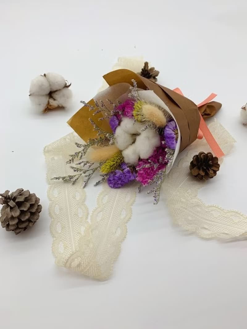 【瑾 花居】情意綿綿 乾燥花小花束 乾燥花 花束 畢業 母親節