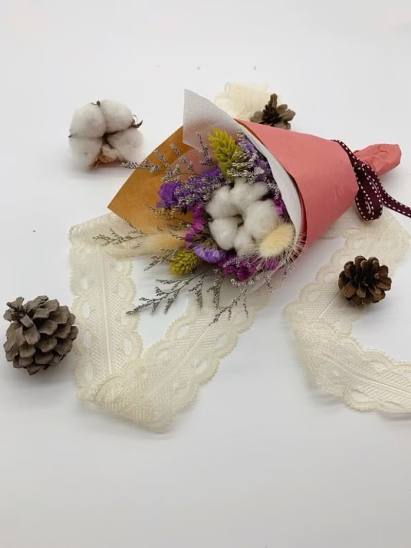 【瑾 花居】情意綿綿 乾燥花小花束 乾燥花 花束 畢業 母親節