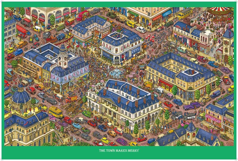 迷宮偵探皮耶爾拼圖之歡樂城 1000片拼圖