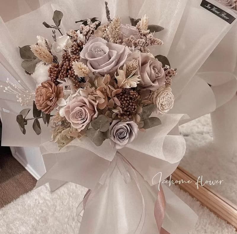 永生花束 乾燥花束 永生花 索拉花 畢業花束 情人節花束 生日花束