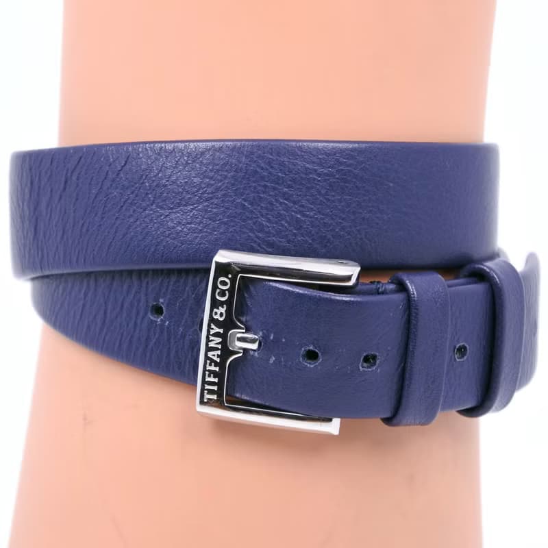 【日本直送】ティファニー TIFFANY&Co. イーストウエストミニ 腕時計 36668694 ネイビー クオーツ レディース【中古】
