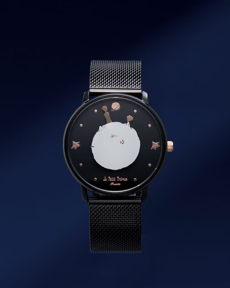 法國官方授權 Le Petit Prince 小王子 B612 星球腕錶 - 黑