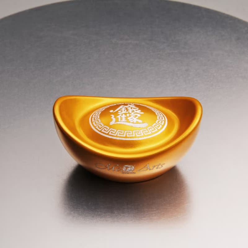 【航太邊角料再造】招財進寶-錢進我家-雙元寶禮盒