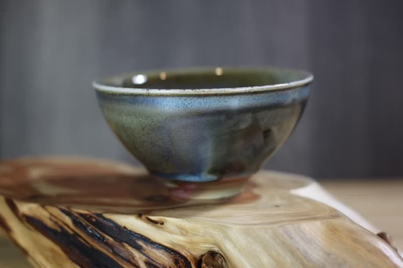 【母親節禮物】120ml 天目釉 柴燒茶杯 鶯歌名家葉敏祥手工作品