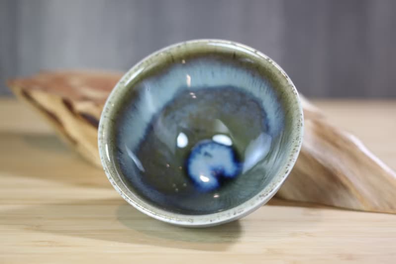 【母親節禮物】120ml 天目釉 柴燒茶杯 鶯歌名家葉敏祥手工作品