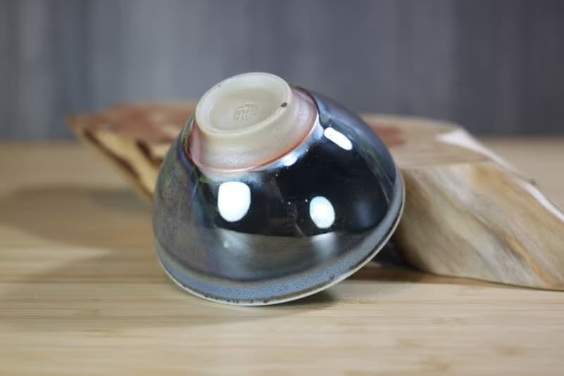 【母親節禮物】120ml 天目釉 柴燒茶杯 鶯歌名家葉敏祥手工作品