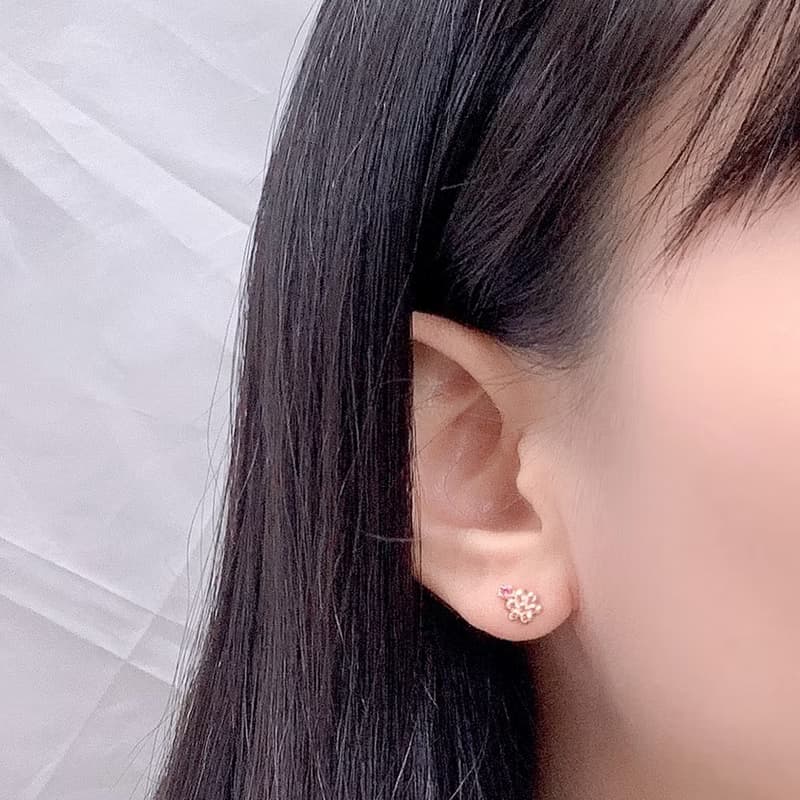 Love&Peace系列-Love&Peace系列-My Melody美樂蒂純銀耳環