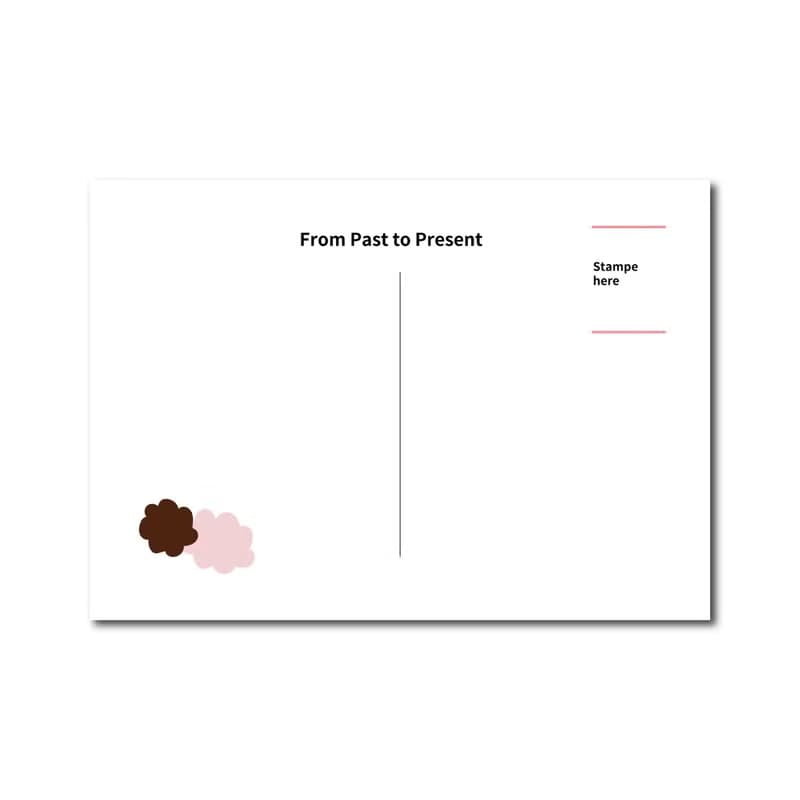 巧克力狗狗明信片