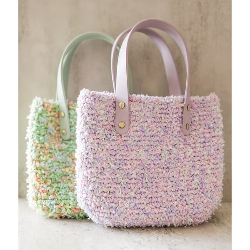 小巧夢幻繽紛小提袋 | 編織手袋 | 手作包包