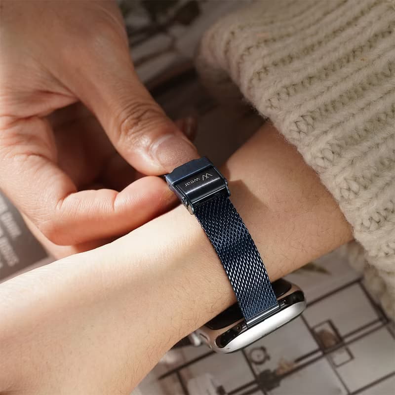 Apple watch - 316L不銹鋼米蘭(縮腰)蘋果錶帶 錶帶