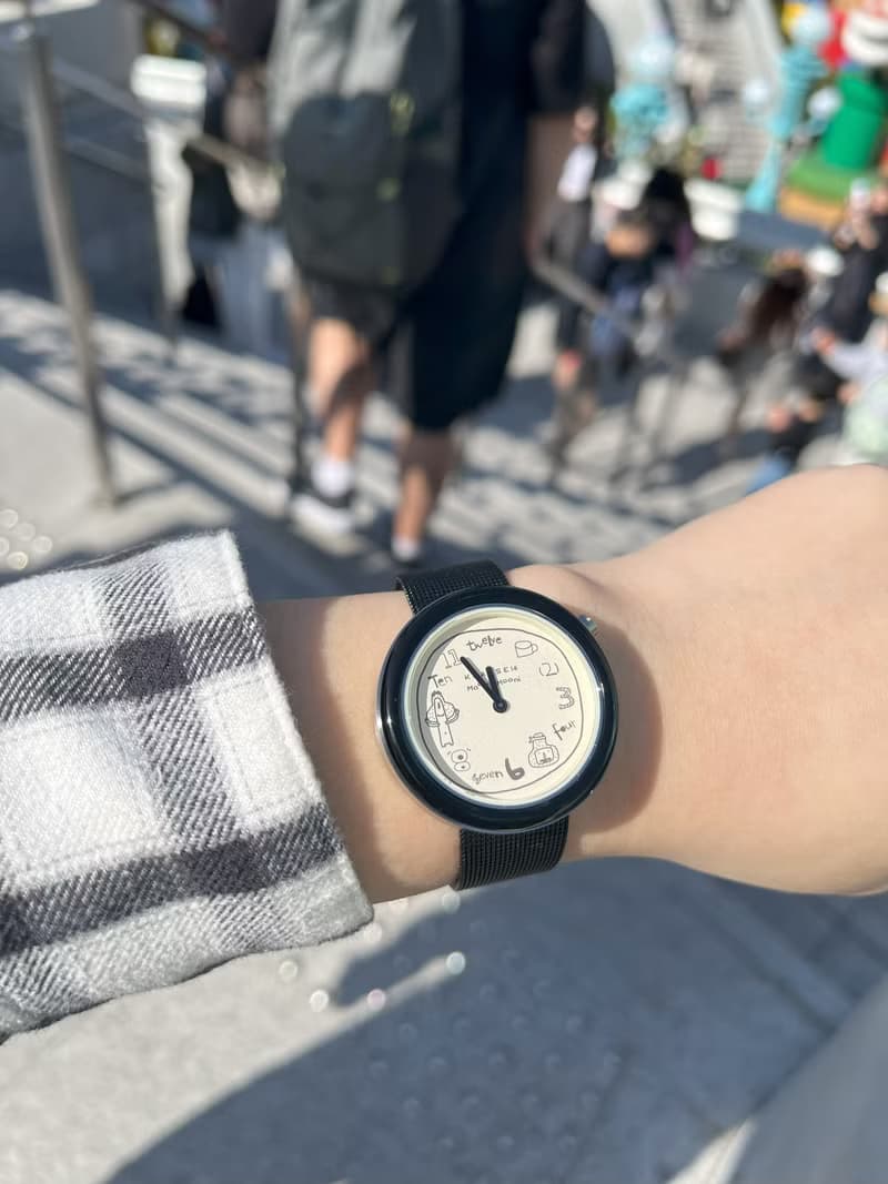 Klasse14 x Topbananax Mooma Mooni 黑色鋼帶手錶 36/42mm