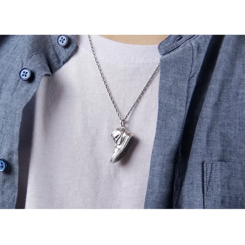 【贈品/可販售】925銀AJ1球鞋吊墜項鍊禮物情侶小眾男女AJ11飾品