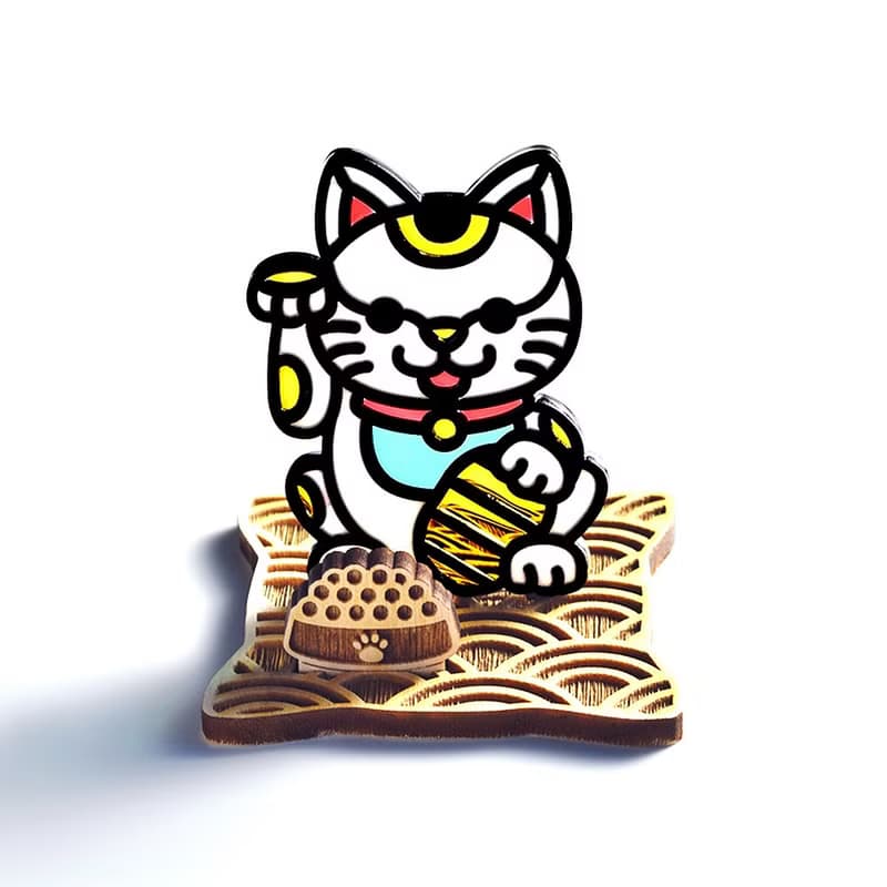 【Moko Bastet】招福貓 招財貓 座台式