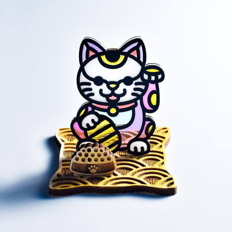 【Moko Bastet】招福貓 招財貓 座台式