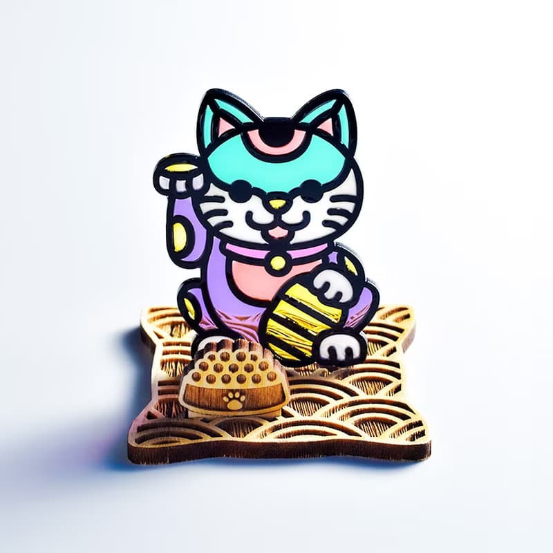 【Moko Bastet】招福貓 招財貓 座台式