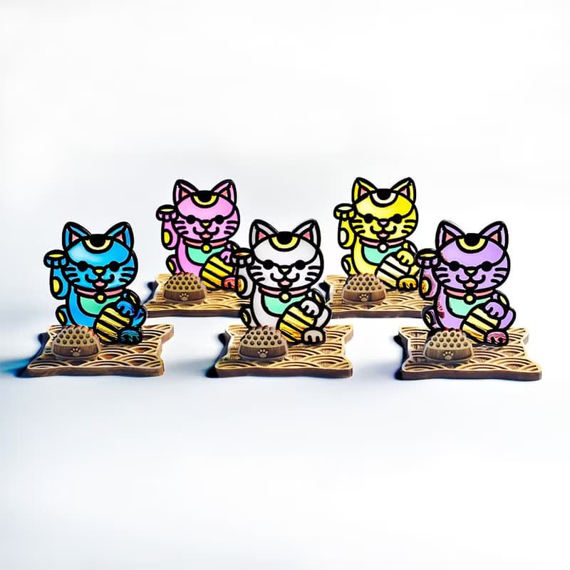 【Moko Bastet】招福貓 招財貓 座台式