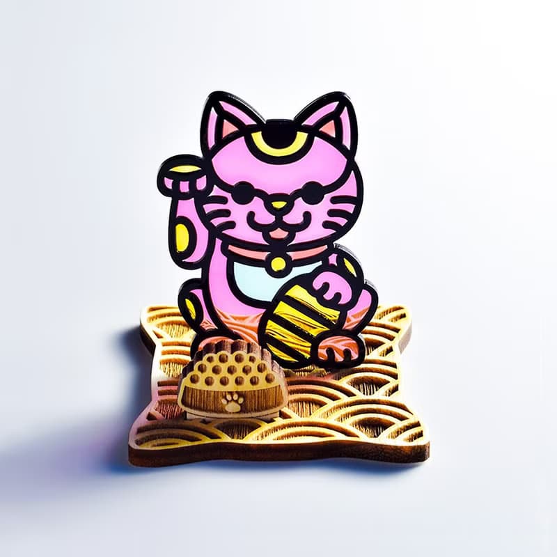 【Moko Bastet】招福貓 招財貓 座台式