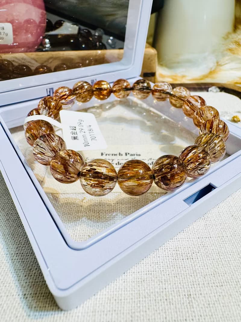 小精品招財濃色黑金超10mm29.09g旺正財招偏財貴人緣好運