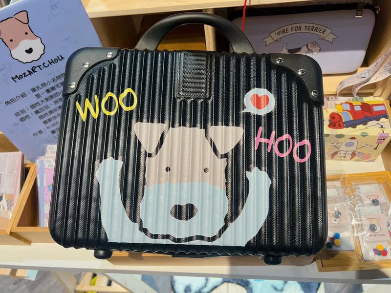 Wirefoxterrier 剛毛獵狐梗收納箱~歡呼款(黑色)