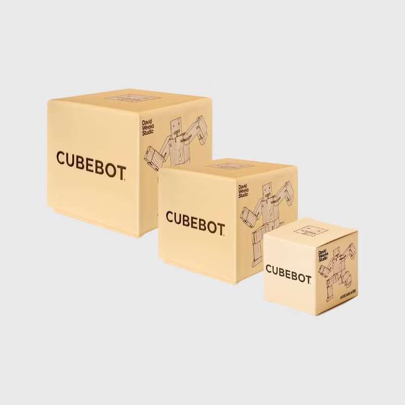 Cubebot 酷比人【樸實木三件組】木製變形積木機器人益智玩具禮物