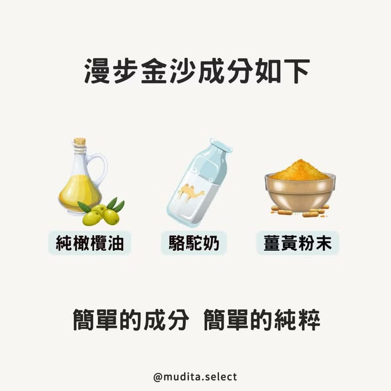 漫步金沙手工皂 100g –融合駱駝奶及薑黃天然護膚精華的手工皂