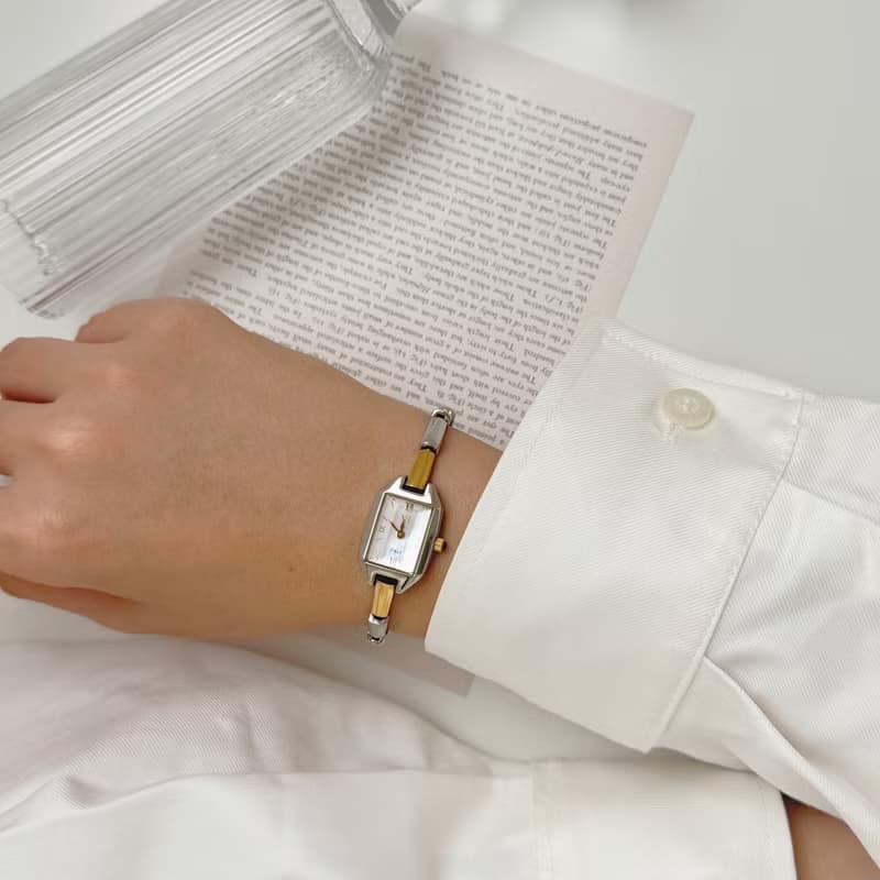 NUI Italy Two Tone Bracelet Watch