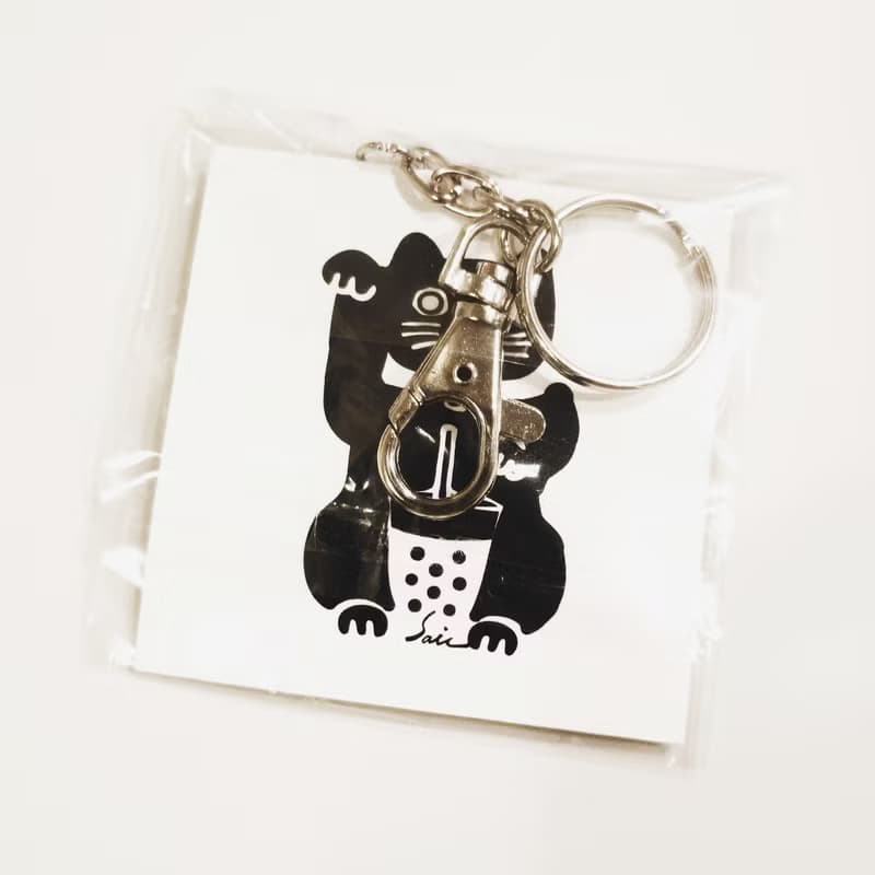 鑰匙圈 招財貓  壓克力 德國 DONKEY 貓咪 貓 貓奴 喵
