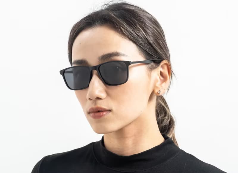 2is FebE 太陽眼鏡 偏光│經典方框│黑