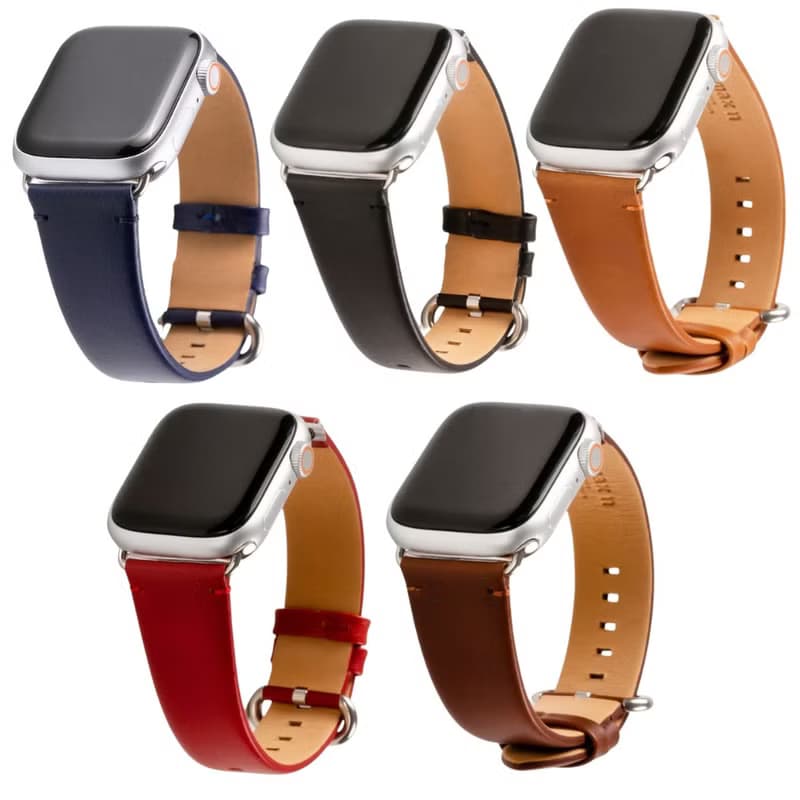 Apple Watch 智慧手錶錶帶/雅致系列/皮革錶帶 42mm - 49mm 五色