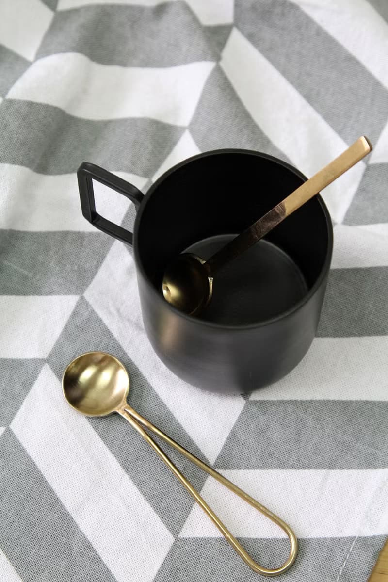 英國Selbrae House銅與不銹鋼金屬湯匙禮盒組(一組四入)-現貨