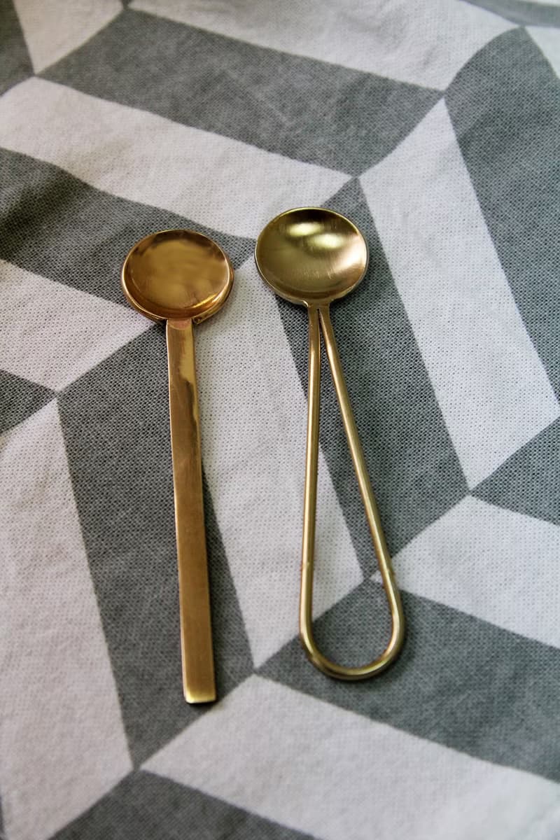 英國Selbrae House銅與不銹鋼金屬湯匙禮盒組(一組四入)-現貨