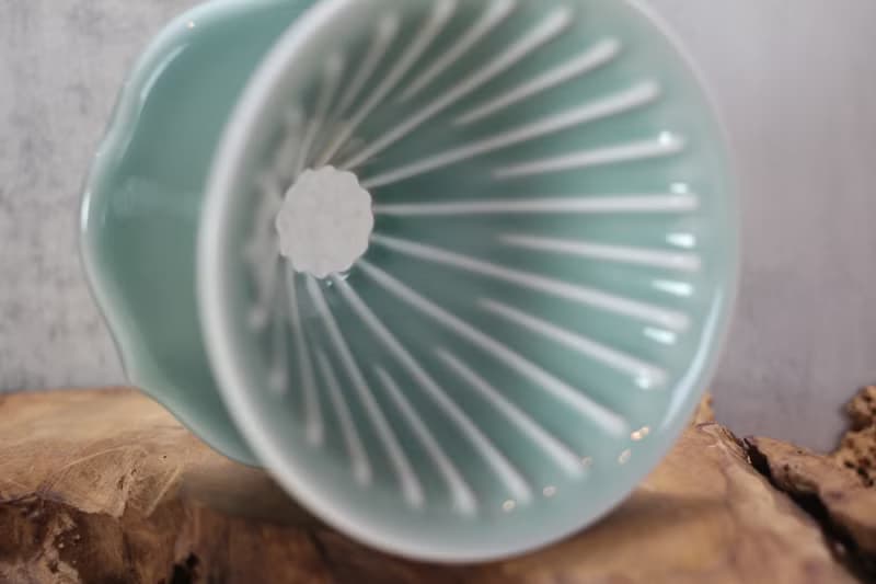【送禮好物】青瓷 50度角 自然釉咖啡濾杯 鶯歌燒 台灣綠工藝
