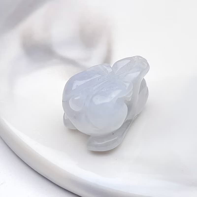 【錢兔似錦】冰糯種翡翠兔子吊飾 | 天然緬甸玉翡翠A貨 | 送禮