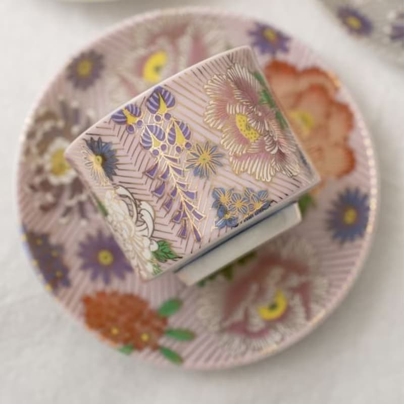 【入厝禮物】金花詰系列 杯盤組 /九谷晴