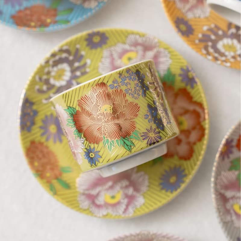 【入厝禮物】金花詰系列 杯盤組 /九谷晴