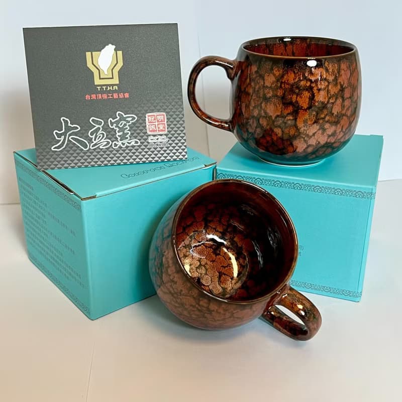 Colorful 天目系列 金漆紅 咖啡杯(270cc 款-1入/盒)