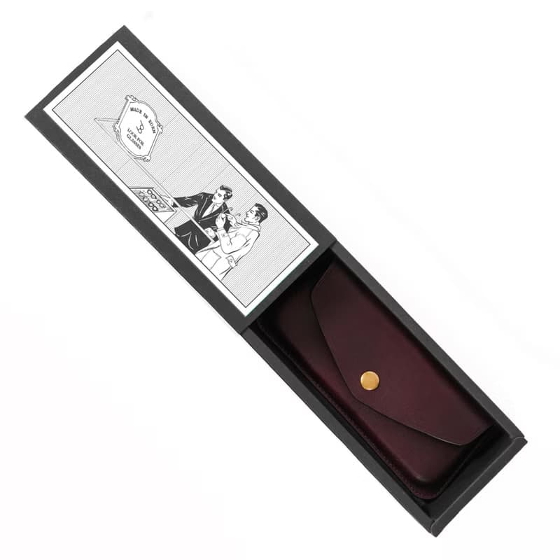 復古眼鏡皮套Envelope Case|復刻古董|真皮植鞣皮|刻字|禮物